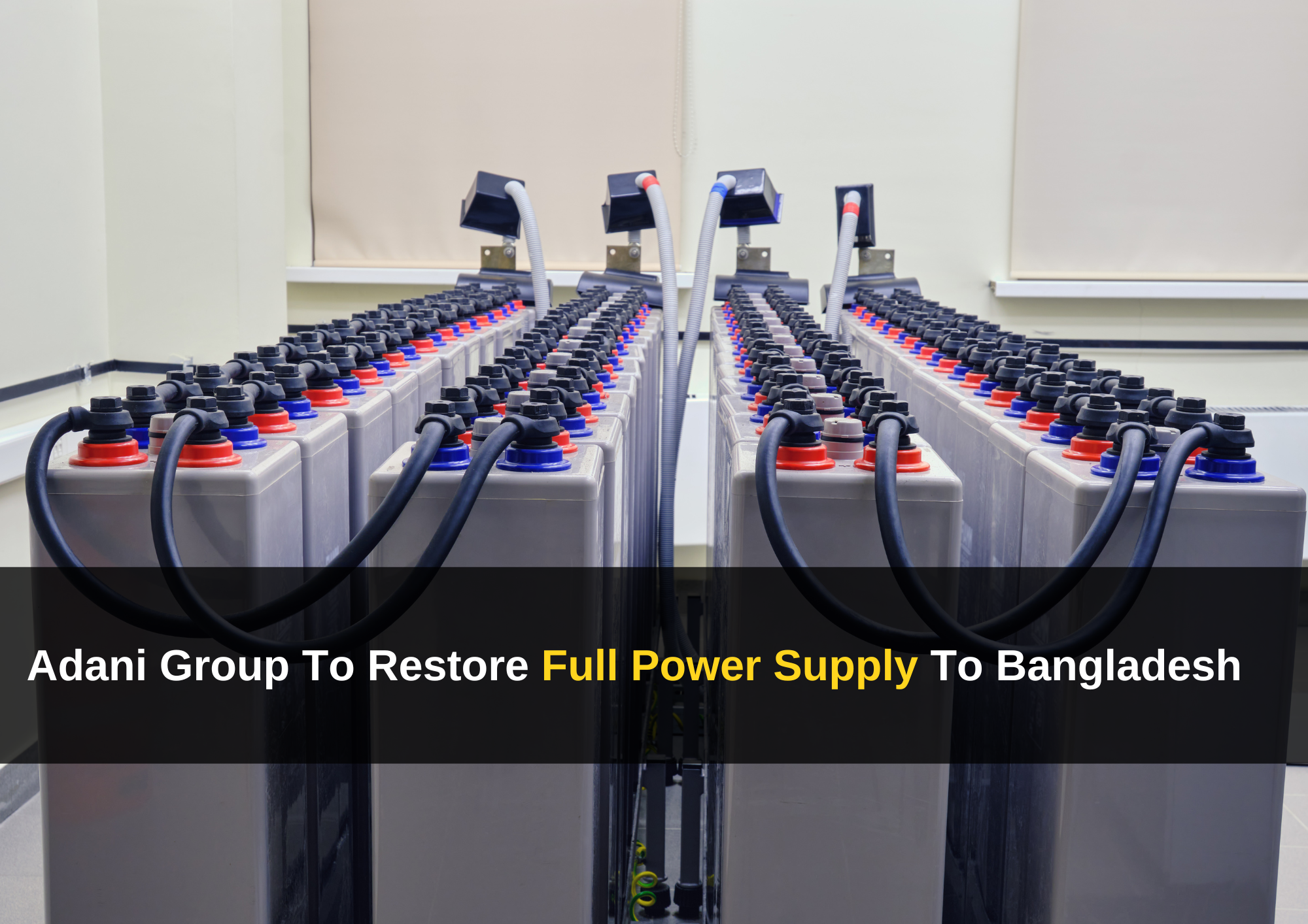 Adani Group To Restore Full Power Supply To Bangladesh